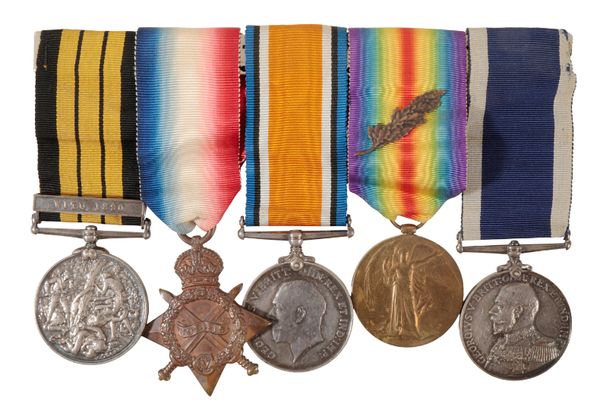 GROUP OF FIVE TO PETTY OFFICER PAYNE ROYAL NAVY