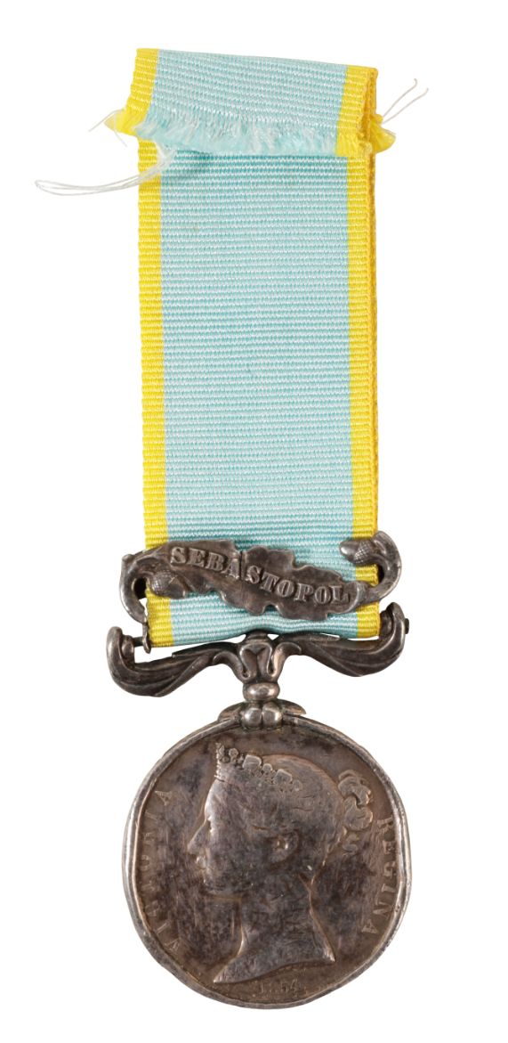 CRIMEA MEDAL TO R PATMORE 10TH HUSSARS