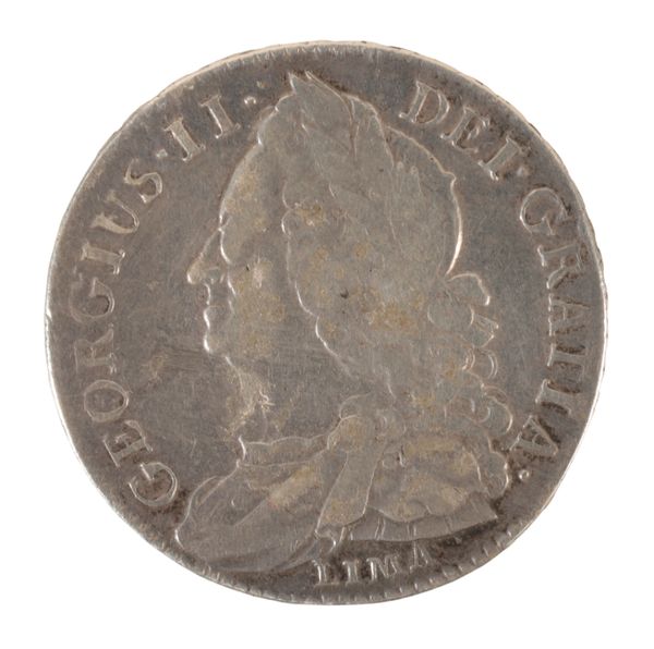 1745 GEORGE II LIMA HALF CROWN