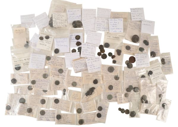 A COLLECTION OF ROMAN COINS