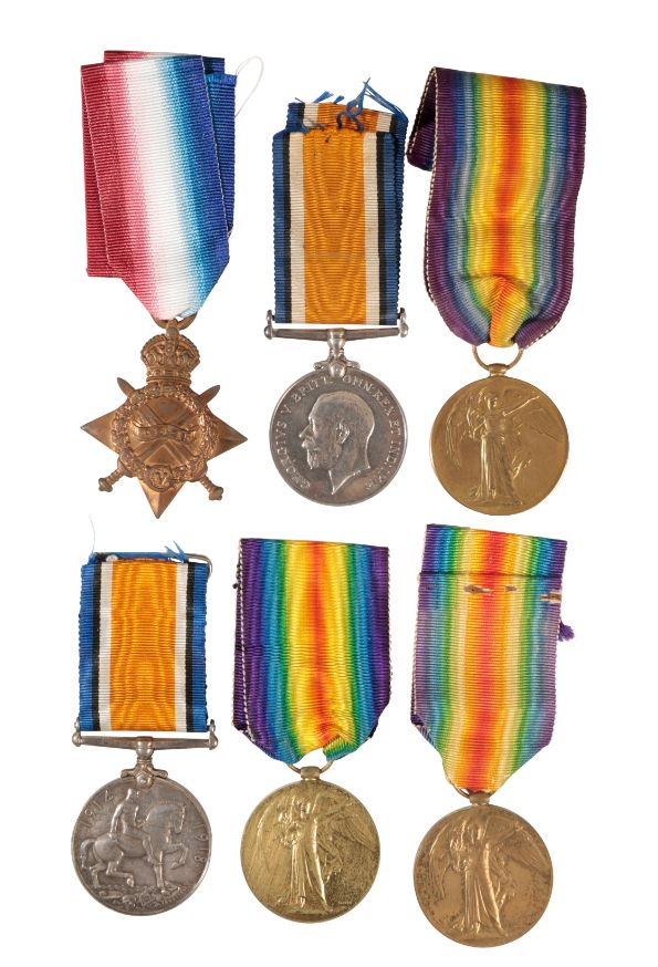 A COLLECTION OF GREAT WAR MEDALS