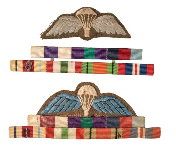 WW2 BRITISH OFFICERS PARACHUTE QUALIFICATION BADGES