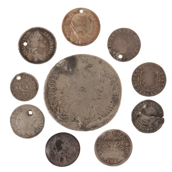 A COLLECTION OF CHARLES II COINS