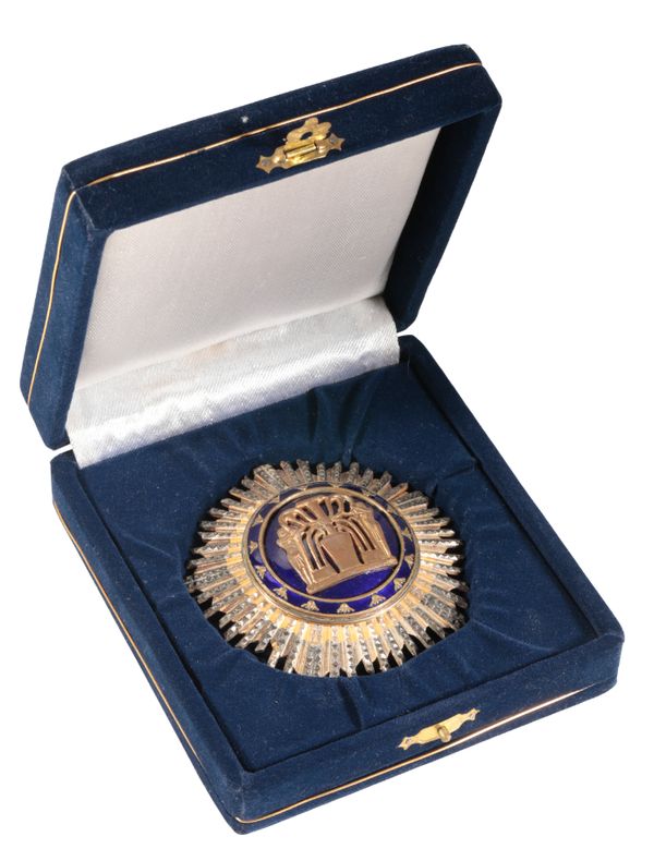 CASED EGYPTIAN ORDER OF THE NILE 1ST CLASS