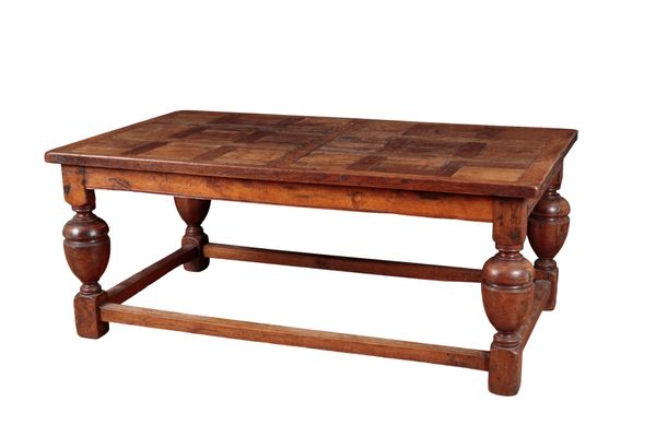 AN 18TH CENTURY OAK REFECTORY TABLE