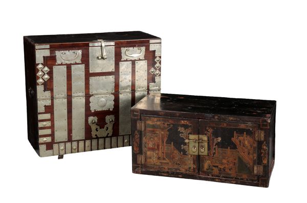 TWO CHINESE CHESTS