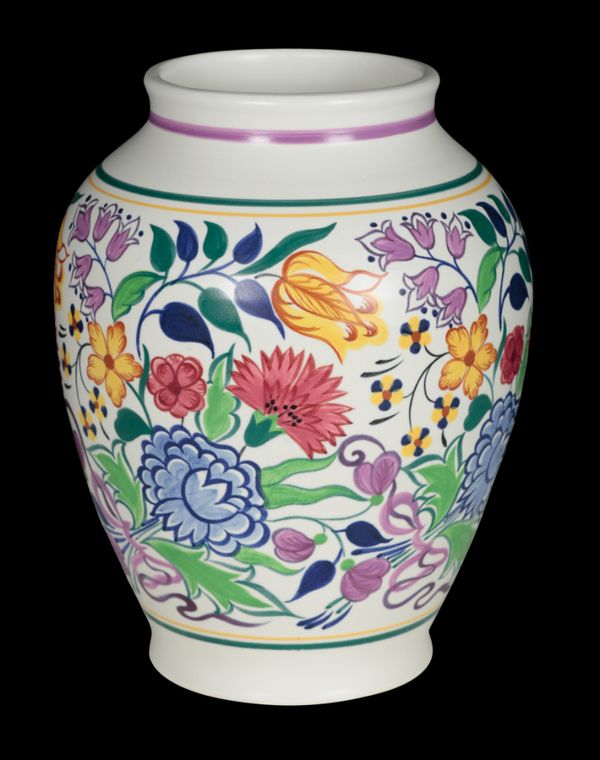 A LARGE POOLE POTTERY VASE