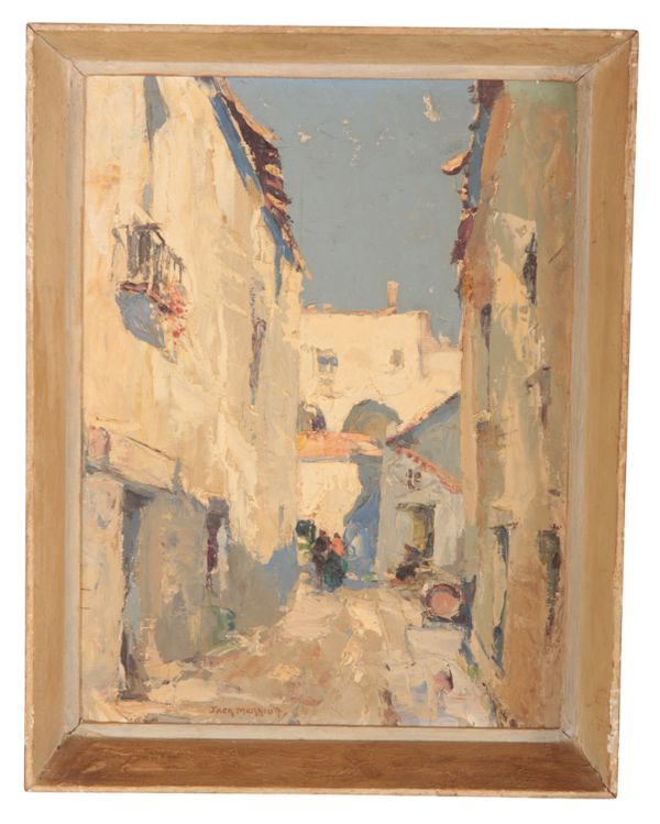 JACK MERRIOTT (1901-1968) 'A STREET IN TOSSA'