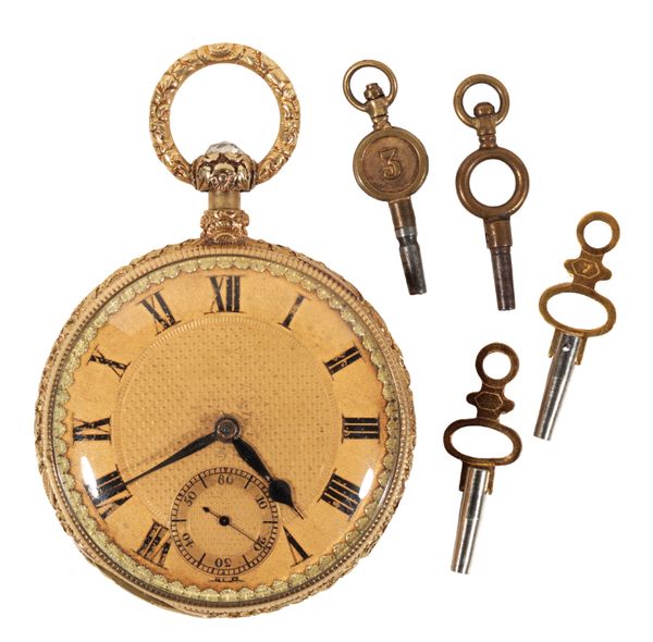 THOMAS HAMLET: A GENTLEMAN'S 18CT GOLD QUARTER REPEATING POCKET WATCH