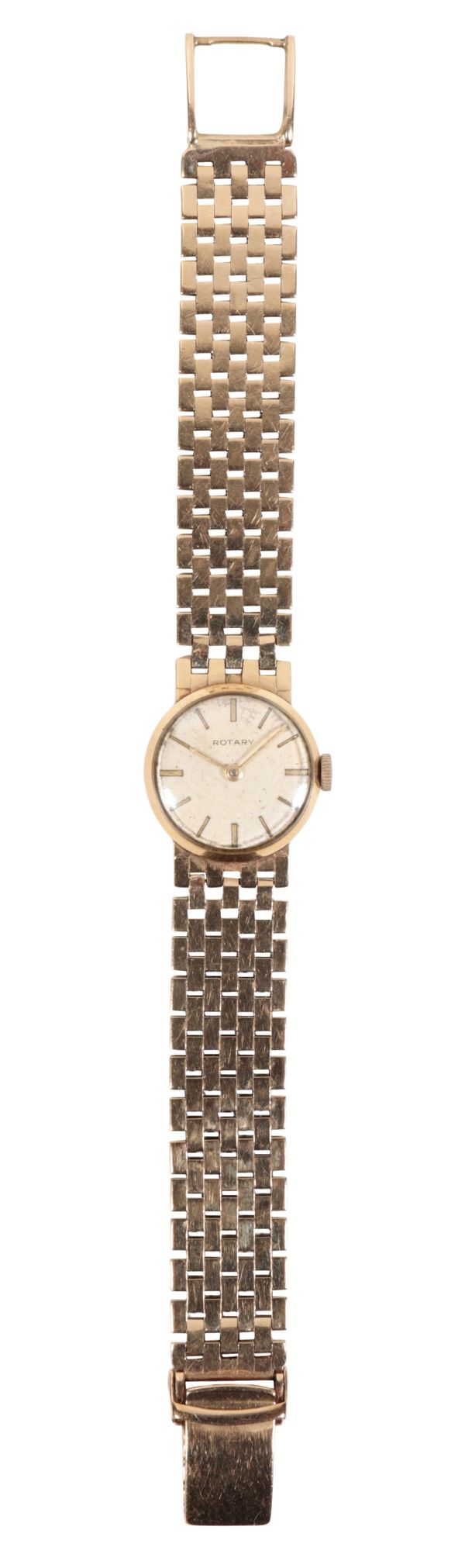 ROTARY: A LADY'S 9CT GOLD BRACELET WATCH