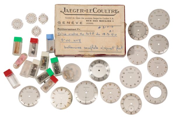 JAEGER-LECOULTRE: A QUANTITY OF WATCH DIALS