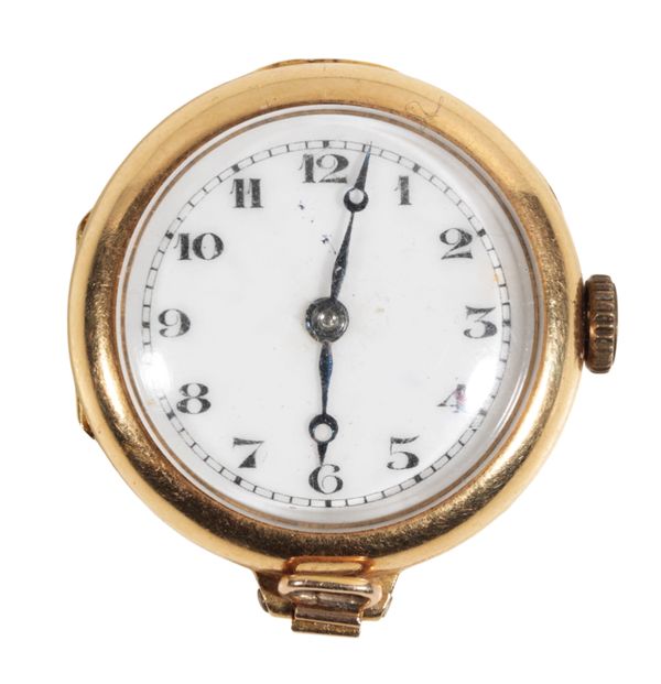 AN 18CT GOLD LADY'S WRISTWATCH