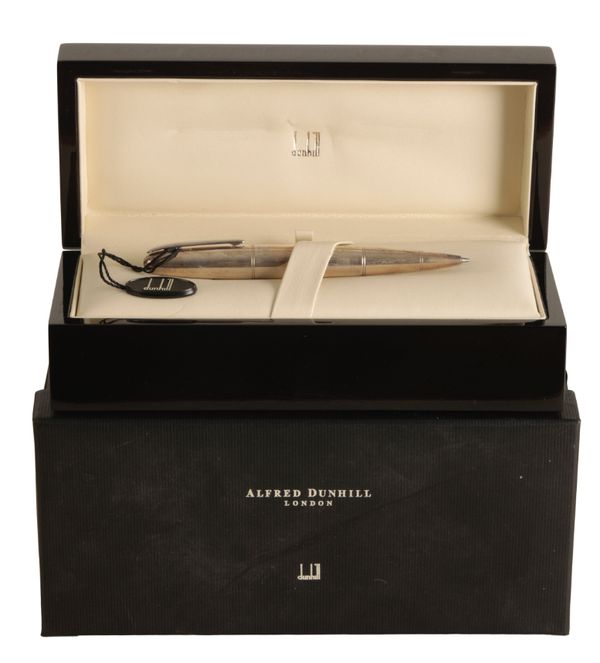 ALFRED DUNHILL: A SILVER BALLPOINT PEN