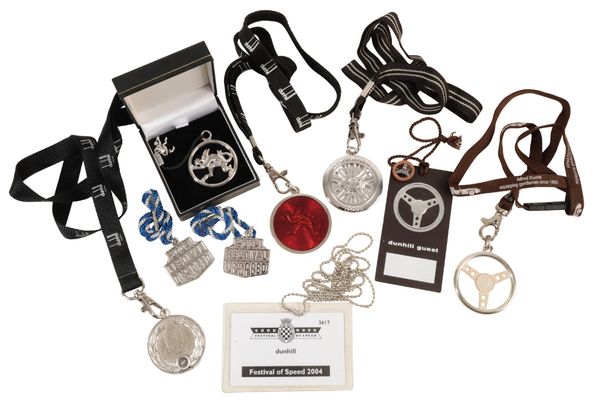 DUNHILL: A COLLECTION OF GOODWOOD FESTIVAL OF SPEED DRIVERS CLUB MEDALS