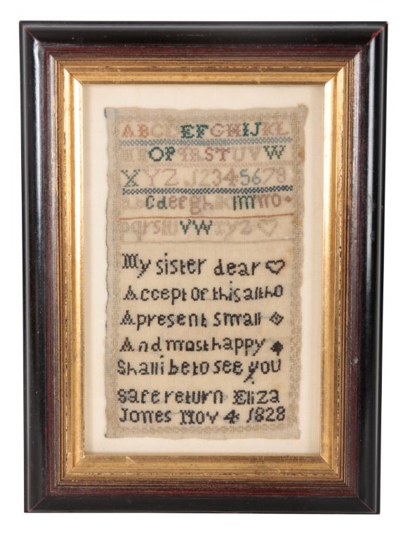 A 19TH CENTURY SAMPLER