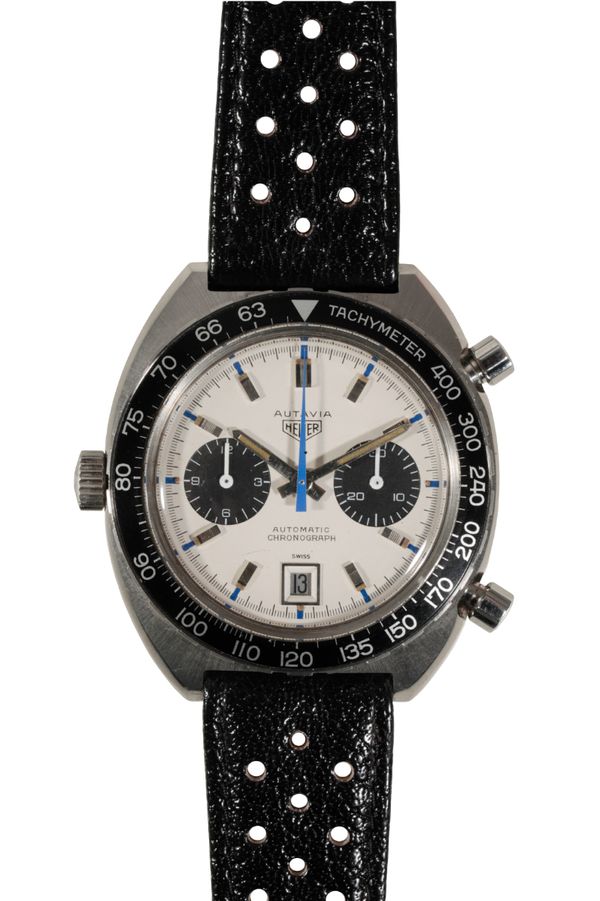 HEUER AUTAVIA "SIFFERT": A GENTLEMAN'S STAINLESS STEEL CHRONOGRAPH WRISTWATCH