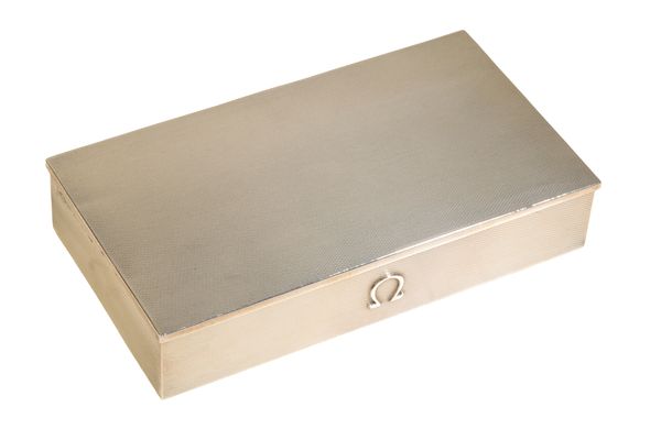 OMEGA: A SILVER CIGARETTE CASE