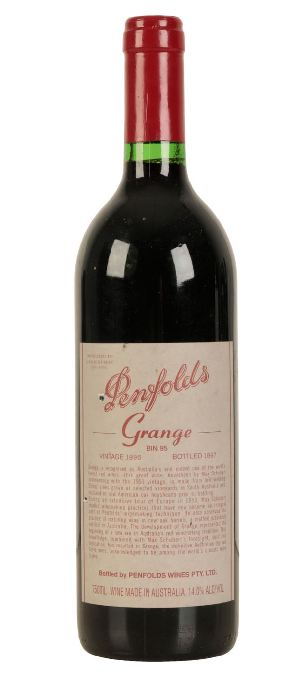 PENFOLDS GRANGE BIN 95 SHIRAZ 1996