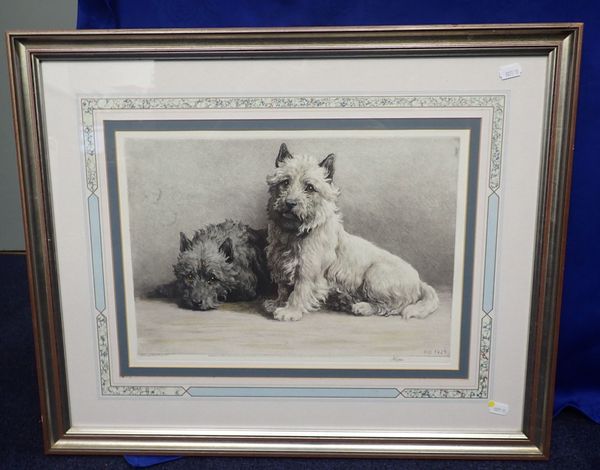 HERBERT DICKSEE: 'HOPE' (TWO WESTIES)