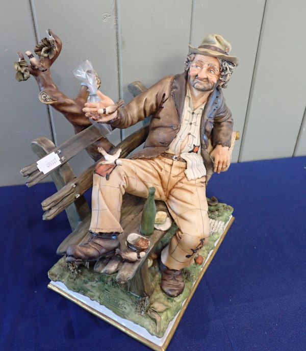 A CAPO DI MONTE TRAMP FIGURE