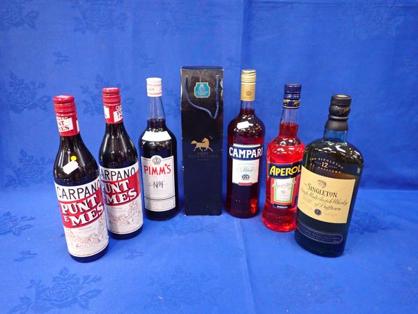 A SELECTION OF SPIRITS AND FORTIFIED WINES