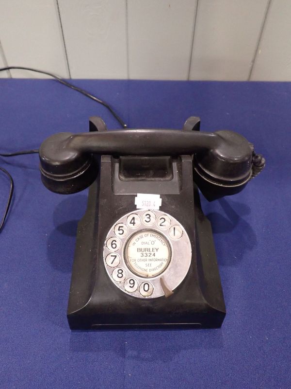 GPO BLACK BAKELITE TELEPHONE