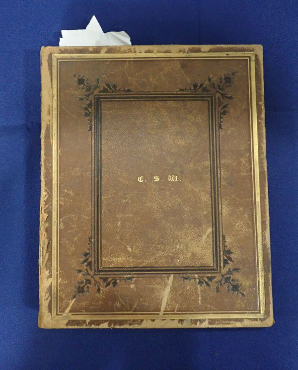 A VICTORIAN PHOTOGRAPH ALBUM