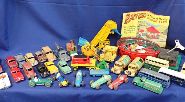 A QUANTITY OF DINKY CARS AND VEHICLES