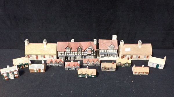 A COLLECTION OF W.H. GOSS SHAKESPEARE'S HOUSE MODELS