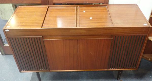 A MARCONIPHONE 4310 IN TEAK CABINET, GARRARD DECK