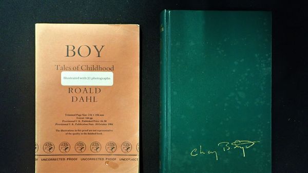 DAHL, ROALD: 'BOY - TALES OF CHILDHOOD', UNCORRECTED PROOF