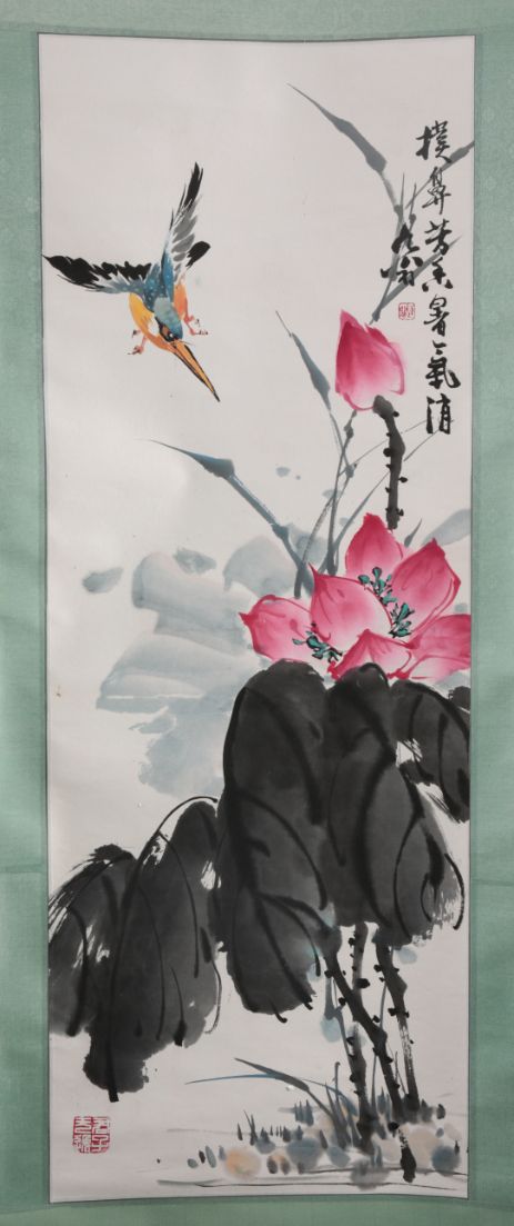 A CONTEMPORARY CHINESE INK WORK STILL LIFE