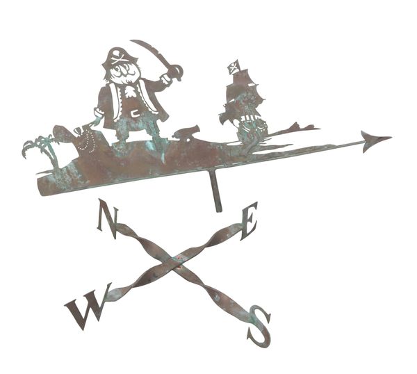 A PATINATED 'CAPTAIN PUGWASH' WEATHERVANE