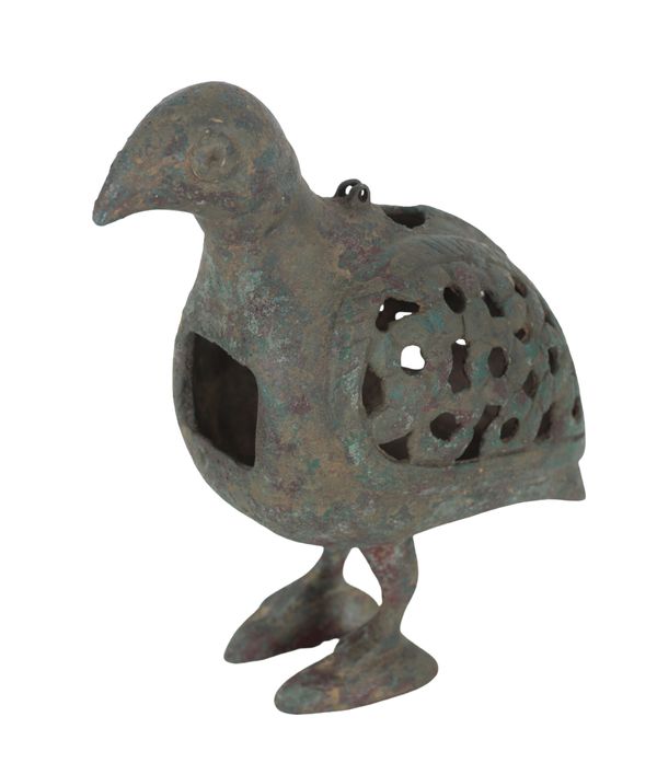 AN ISLAMIC BRONZE INCENSE BURNER