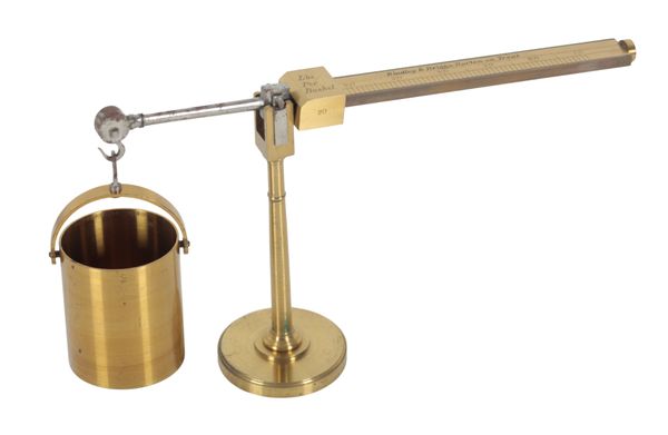 A 19TH CENTURY LACQUERED BRASS CHONDROMETER BY BINDLEY & BRIGGS