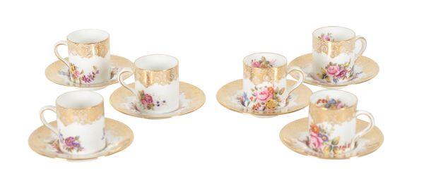 A HAMMERSLEY BONE CHINA PART COFFEE SERVICE