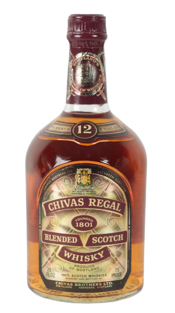 CHIVAS REGAL: A BOXED 1970'S BOTTLE OF 12 Y.O. BLENDED SCOTCH WHISKY