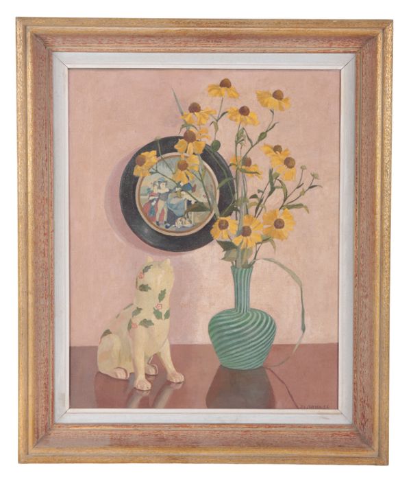 J. E. SUTTON, ENGLISH SCHOOL 20TH CENTURY 'FLOWER STUDY NO 4'