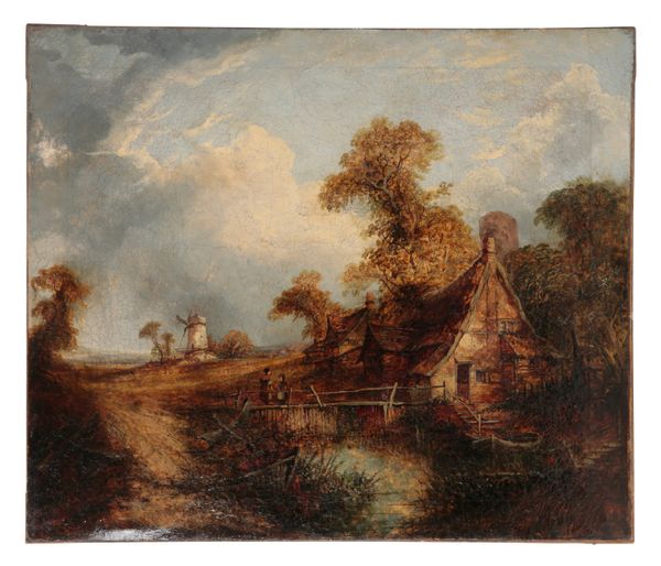 ENGLISH SCHOOL EARLY 19TH CENTURY , A country landscape, possibly Suffolk