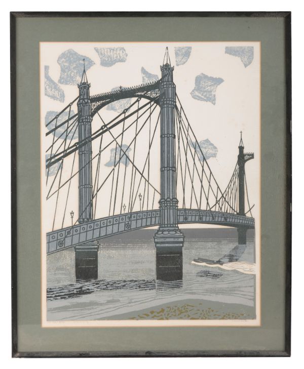 EDWARD BAWDEN R.A. (1903-1989), ‘THE ALBERT BRIDGE’