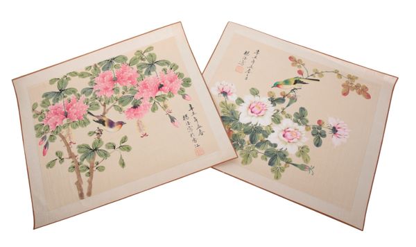 A COLLECTION OF CHINESE SILK PICTURES