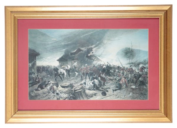 AFTER ALPHONSE MARIE ADOLPHE DE NEUVILLE (1835-1885) 'The Defence of Rorke's Drift'