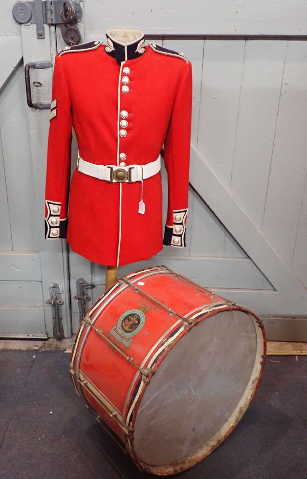 A SCOTS GUARDS JACKET, ON A MANNEQUIN