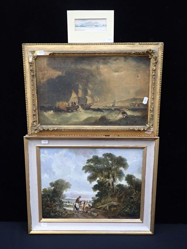 A 19TH CENTURY MARITIME OIL ON CANVAS