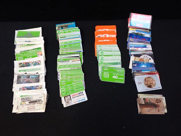 A COLLECTION OF PHONECARDS