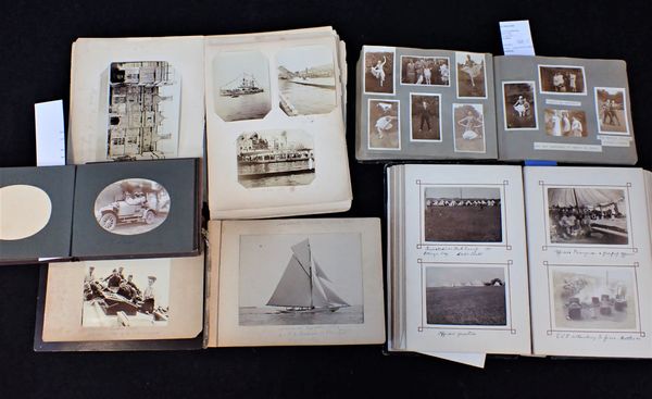 FIVE PHOTOGRAPH ALBUMS, LATE 19TH/20TH CENTURY