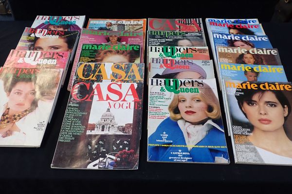 A LARGE QUANTITY OF VINTAGE FASHION MAGAZINES