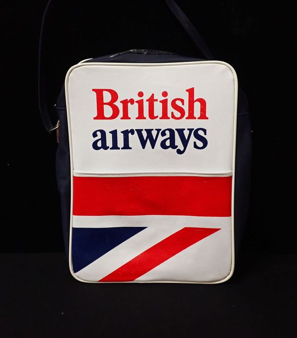 A VINTAGE BRITISH AIRWAYS BAG