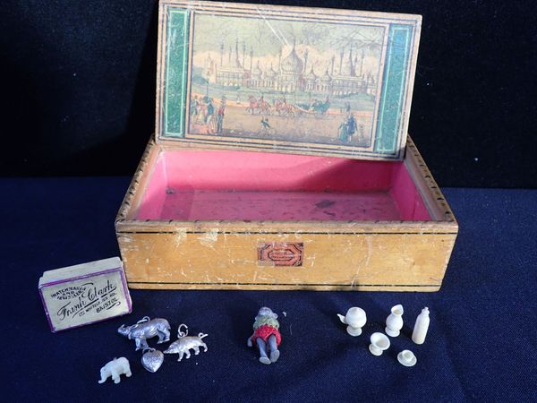 A REGENCY BOX; 'A GIFT FROM BRIGHTON'