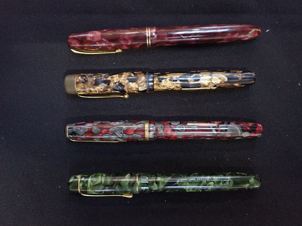 FOUR CLASSIC FOUNTAIN PENS